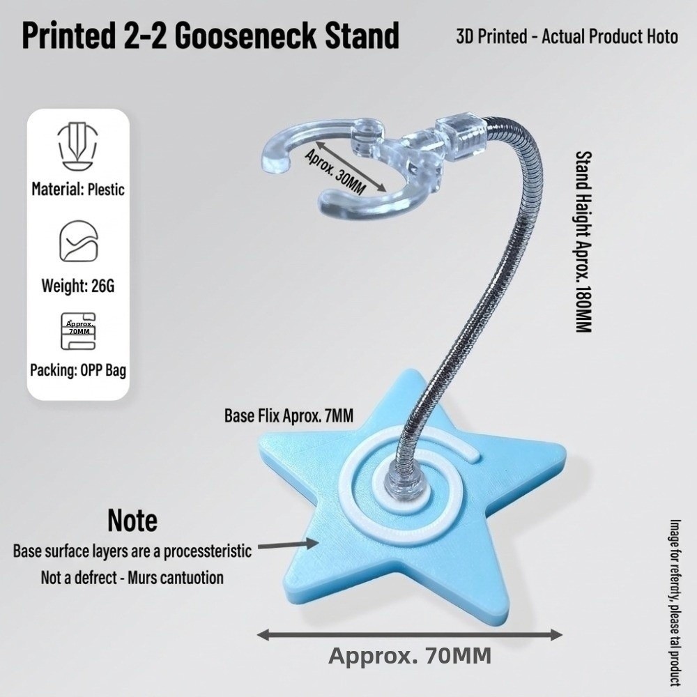 3D-gedruckter Sternfuß für BJD – Action Figure Stand Bewertung und Preis